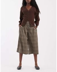 ASOS - Tailored High Waist Culotte Pants - Lyst