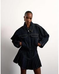 TOPSHOP - Tolu Coker X Barrel Denim Jacket Circular Design - Lyst