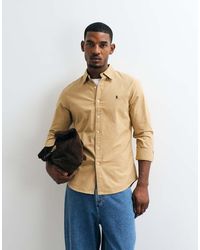 Polo Ralph Lauren - Icon Logo Slim Fit Garment Dyed Oxford Shirt - Lyst