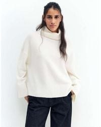 Pull&Bear - Soft Knit High Neck Jumper - Lyst