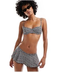 Frankie's Bikinis - Izabella Floral Ditsy Bikini Bottoms - Lyst