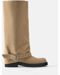 Pull&Bear - – flache leggings-stiefel - Lyst