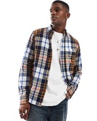 GANT - Twill Checked Shirt - Lyst