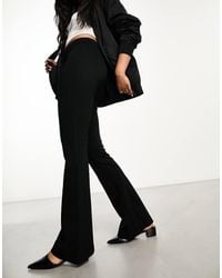 Vero Moda - Pantaloni A Zampa Neri - Lyst