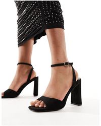 ASOS - Noah Barely There Block Heeled Sandals - Lyst