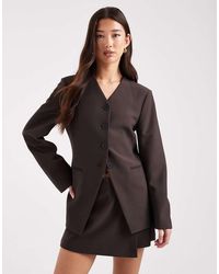 ONLY - Blazer Met Structuur - Lyst
