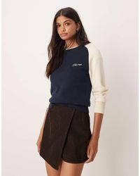 GANT - Colourblock Cotton Knit Jumper - Lyst