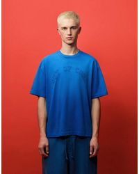 Bershka - Short Sleeve Out Of Core Patch T-shirt - Lyst