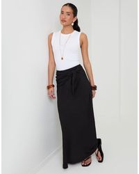 Threadbare - Tie Sash Midi Skirt - Lyst