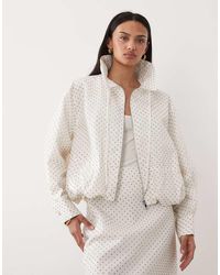Ghospell - Polka Dot Bubble Hem Jacket Co-ord - Lyst