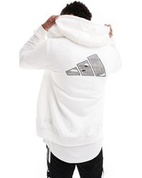 adidas Originals - Adidas – club tennis teamwear – kapuzenpullover mit durchgehendem reißverschluss - Lyst