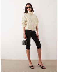Mango - – dots – hochgeschlossene jacke aus 100% baumwolle - Lyst