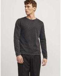 Jack & Jones - Leo Gebreide Trui Met Ronde Hals - Lyst