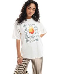 JJXX - Oversized T-Shirt Met St. Clements-Print - Lyst