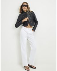 River Island - 90S Slim Straight Leg Jeans - Lyst