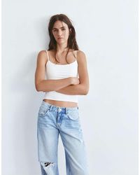Pull&Bear - Adjustable Thin Strap Top - Lyst
