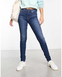 Levi's - – 721 – enge jeans mit hohem bund - Lyst