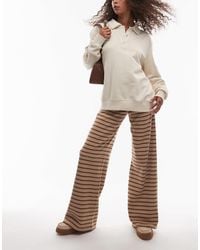 ASOS - Brushed Stripe Trouser Co Ord - Lyst