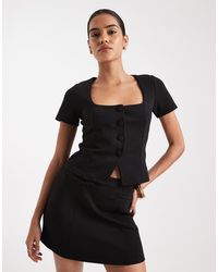 New Look - Co-Ord Button Through Top - Lyst