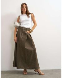 TOPSHOP - Cocoon Maxi Rok - Lyst