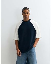 ASOS - Super Heavyweight Oversized T-Shirt With Contrast Raglan - Lyst