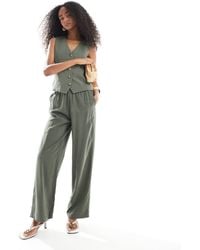 ONLY - Tailored Twill Pull On Trousers Co-ord - Lyst