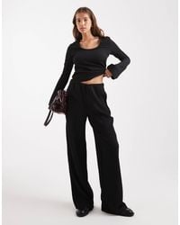 Vero Moda - Textured Jersey Pull On Trouser Co-ord - Lyst
