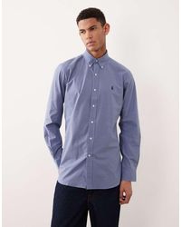 Polo Ralph Lauren - Icon Logo Custom Fit Check Poplin Shirt - Lyst