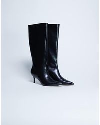 TOPSHOP - Tori Knee High Point Toe Boot - Lyst