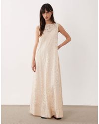 ASOS - Lace Shift Maxi Dress - Lyst