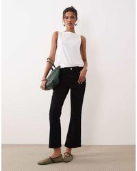 ASOS - Crop Kick Flare Jean - Lyst