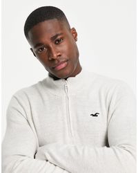 Hollister Asos Exclusive Borg Half Zip 