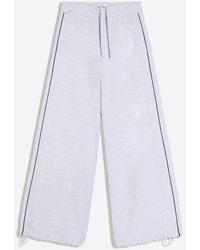 Bershka - Plush jogger Trousers - Lyst