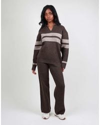 SIMMI - Soft Flared Knit Trouser - Lyst
