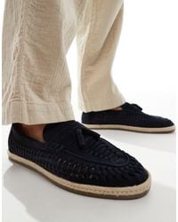 River Island - Espadrille Woven Loafers - Lyst