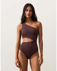 Oysho - Asymmetric Strap Trikini - Lyst