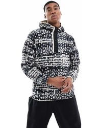Columbia - Sudadera Negra A Rayas Dentadas Con Capucha Helvetia Ii De -Negro - Lyst