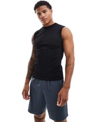 ASOS - Seamless Rib Muscle Fit Training Tank - Lyst