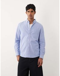 ASOS - Regular Fit Brushed Oxford Shirt - Lyst