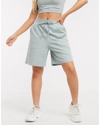 womens knee length sweat shorts