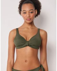 Calzedonia - Fuller Bust Premium Sculpt Twisted Bikini Top - Lyst