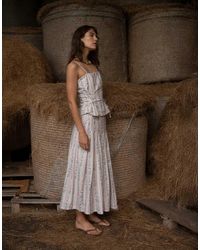 Muse Assembly - Pleated Maxi Skirt - Lyst