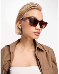 & Other Stories - Occhiali Da Sole Cat-Eye Bordeaux - Lyst