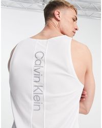 Camisetas de tirantes Calvin Klein de hombre | Rebajas en línea, hasta el  59 % de descuento | Lyst