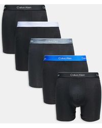 Calvin Klein - – icon cotton stretch – 5er-pack eng geschnittene boxershorts aus stretch-baumwolle - Lyst