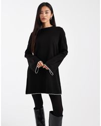 Miss Selfridge - Blanket Stitch Dress - Lyst