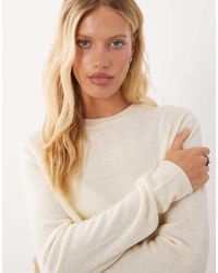 Mango - 100% Wool Round Neck Sweater - Lyst