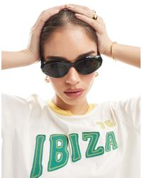 A.J. Morgan - Occhiali Da Sole Cat-Eye Spessi Scuro - Lyst