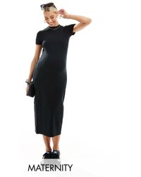 Mama.licious - Mamalicious Maternity Short Sleeve Jersey Midi Dress - Lyst