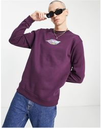 Santa Cruz Strange Oval Print Sweatshirt - Purple